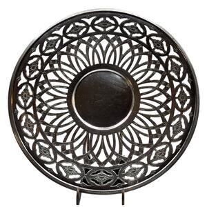 Vintage Rogers Silverplate Cut Out Etched Design Plate